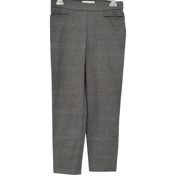 89th + Madison Gray Slim Ankle Pants Women’s Small Stretch Career Trousers - Picture 1 of 5
